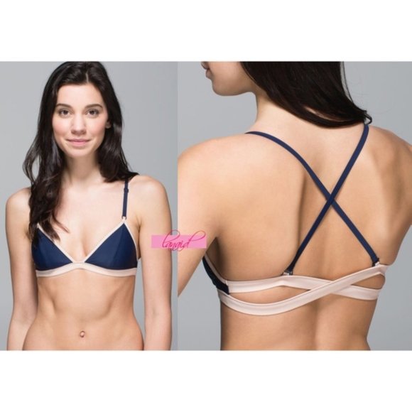 lululemon athletica Other - Lulu Water Surf To Sand Triangle Top Bikini Cutout